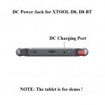 DC Power Jack Socket Charging Port for XTOOL D8 D8BT Scanner